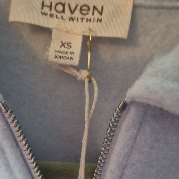 Haven Light Blue Quarter-Zip Sweatshirt - Picture 2 of 6